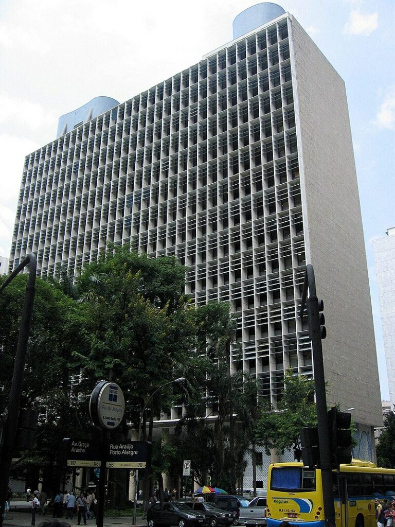 Palais Gustavo Capanema, Rio de Janeiro (Brésil).
